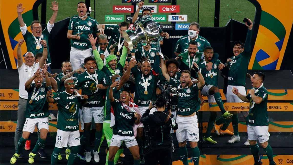 El Palmeiras celebra su cuarta Copa do Brasil