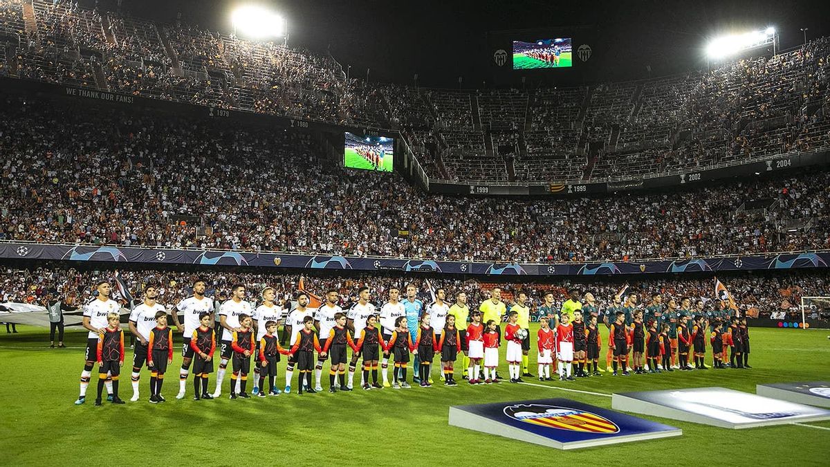 Valencia - Ajax de Champions la temporada 19/20