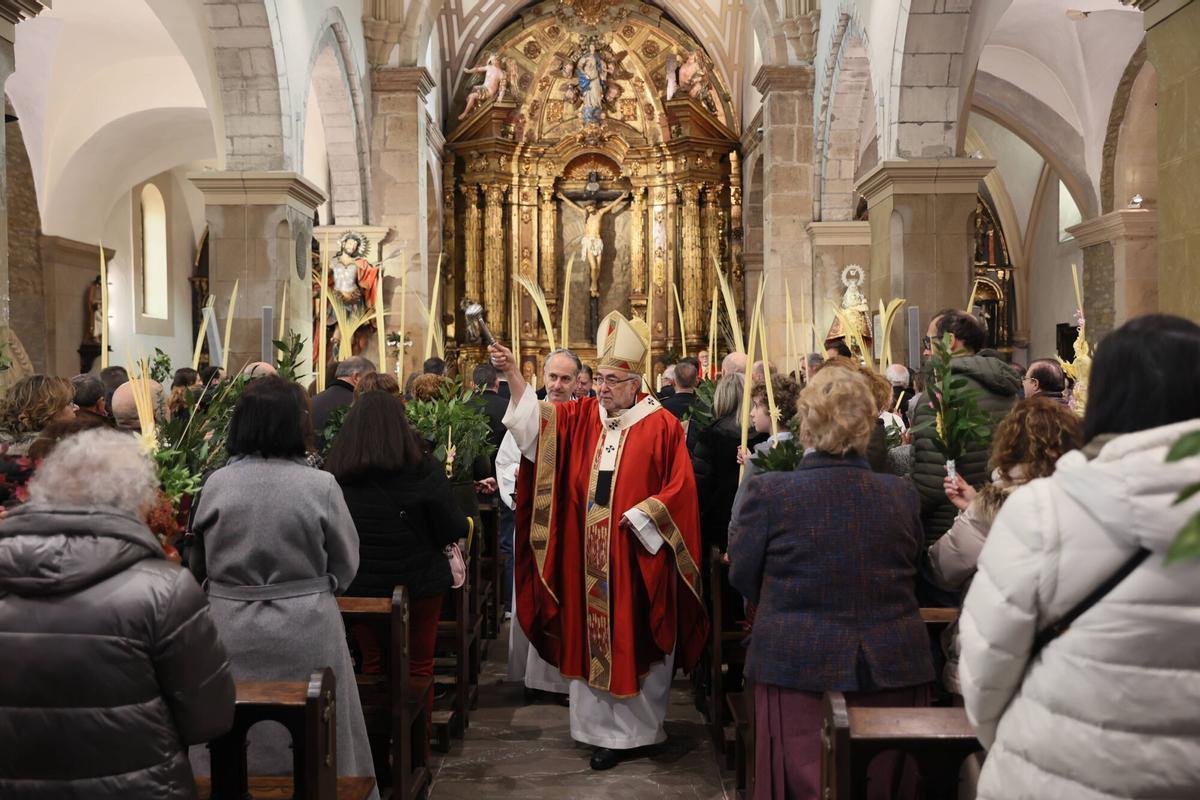 EN IMÁGENES: Bendición de Ramos en la Catedral de Oviedo