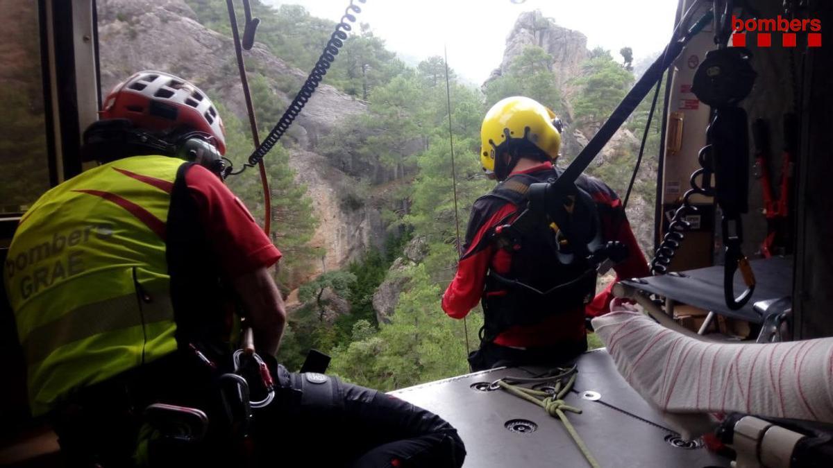 Mor un excursionista després d’una caiguda de 50 metres a Gualba (Vallès Oriental, Barcelona)