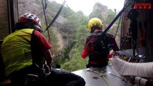 Mor un excursionista després d’una caiguda de 50 metres a Gualba (Vallès Oriental, Barcelona)