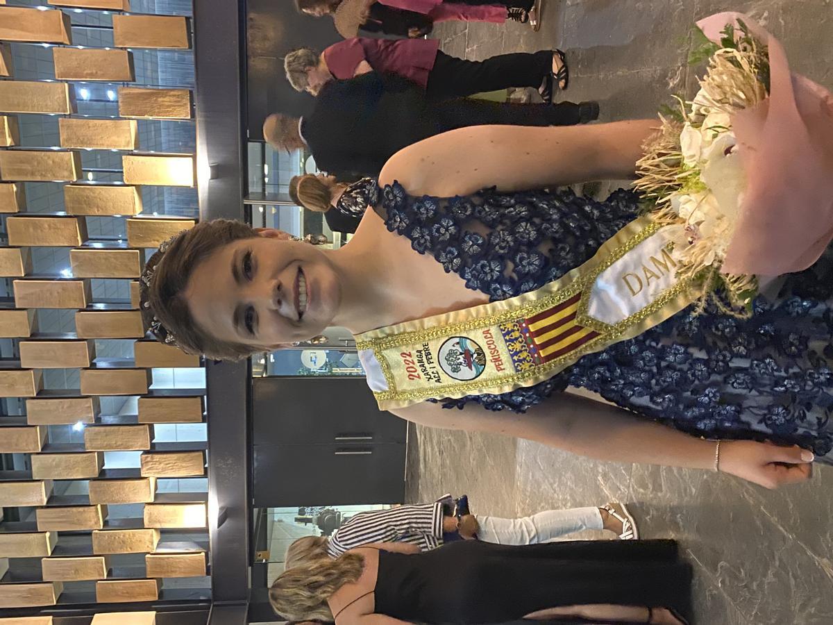 Rocío González, de la charanga All-i-pebre, es la nueva reina de las fiestas de Peñíscola.