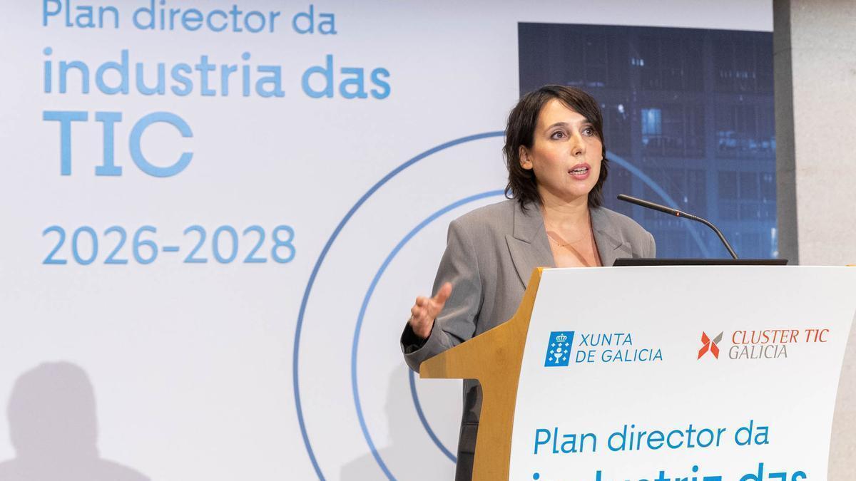 La conselleira de Economía e Industria,  María Jesús Lorenzana