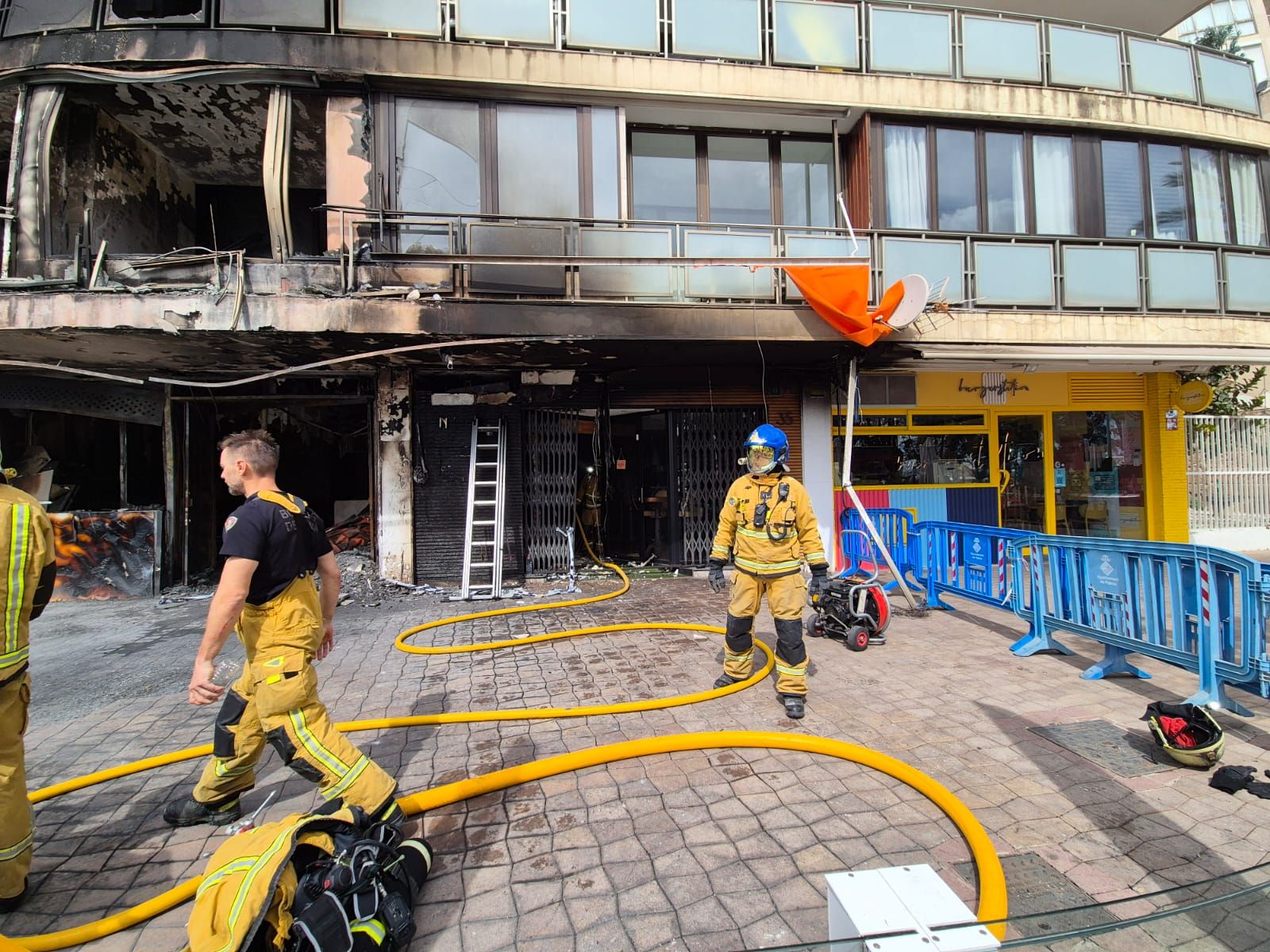 Incendio en un local del Paseo Marítimo de Palma