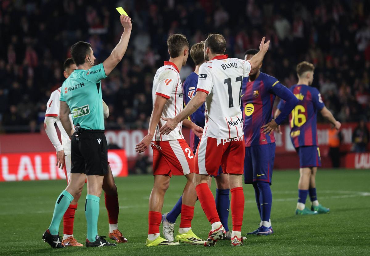 Soto Grado fue el triste protagonista del Girona-Barça en Montilivi