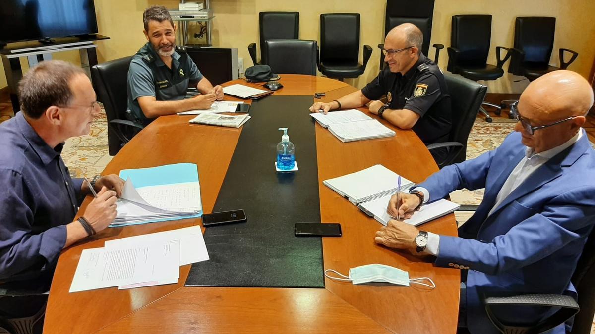Reunión de coordinación de Policía Nacional y Guardia Civil en la Subdelegación del Gobierno de Zamora
