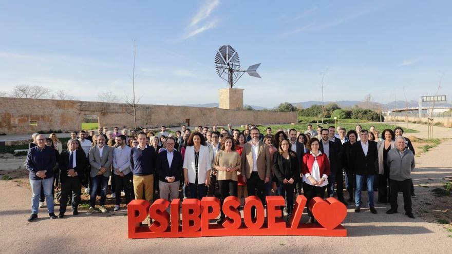 FOTOS/ El PSOE presenta sus listas al Parlament balear, al Consell de Mallorca y al Ayuntamiento de Palma