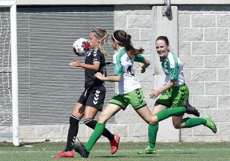 Partido de esta mañana entre el Zaragoza CFF y el Racing Féminas