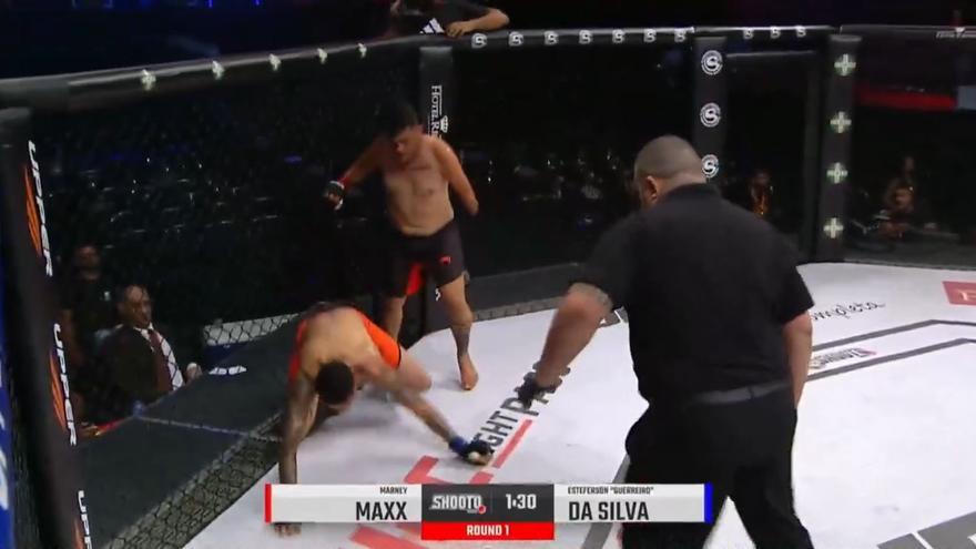 Nunca nadie ha visto algo igual: un peleador con un solo brazo acaba de noquear a Esteferson da Silva