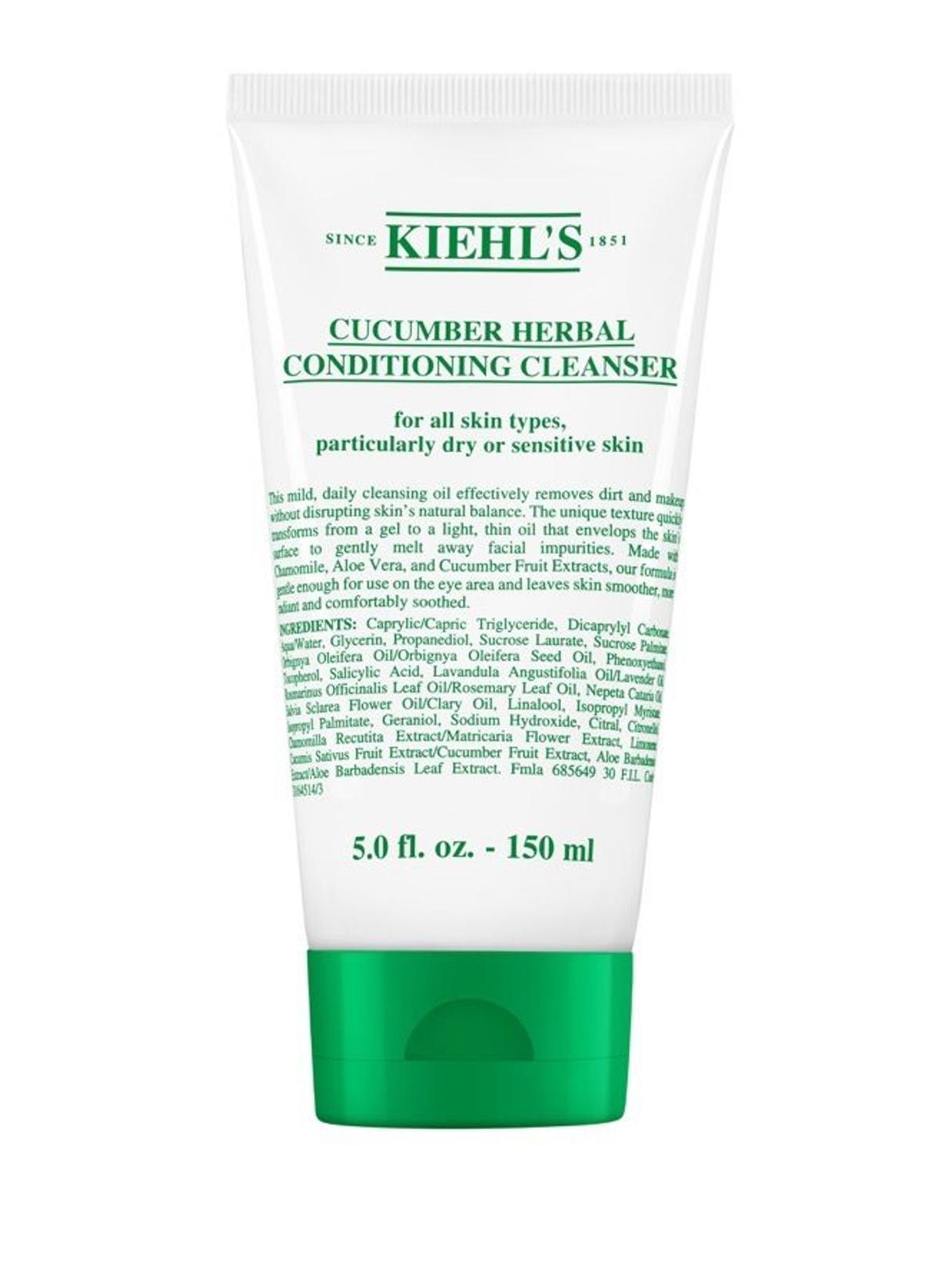 Básicos en la maleta,Limpiadora calmante y refrescante Cucumber Herbal Conditioning Cleansing