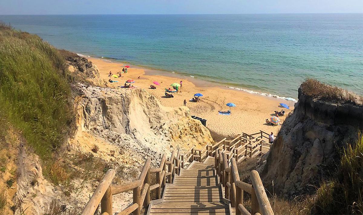 Playa de Cuesta Maneli, en Huelva.