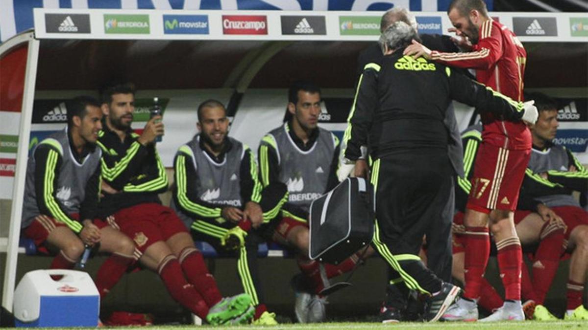 Aleix Vidal tuvo un debut agridulce con 'La Roja'