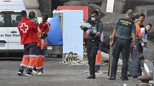 Llegada de niños migrantes a El Hierro.