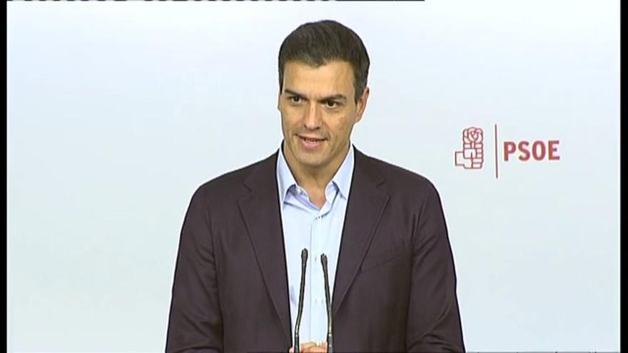 Vídeo: Comparecencia de Pedro Sánchez tras su dimisión