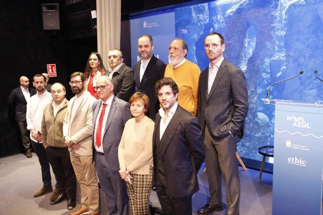 La cita sobre economía azul en el Acuario de Gijón, en imágenes