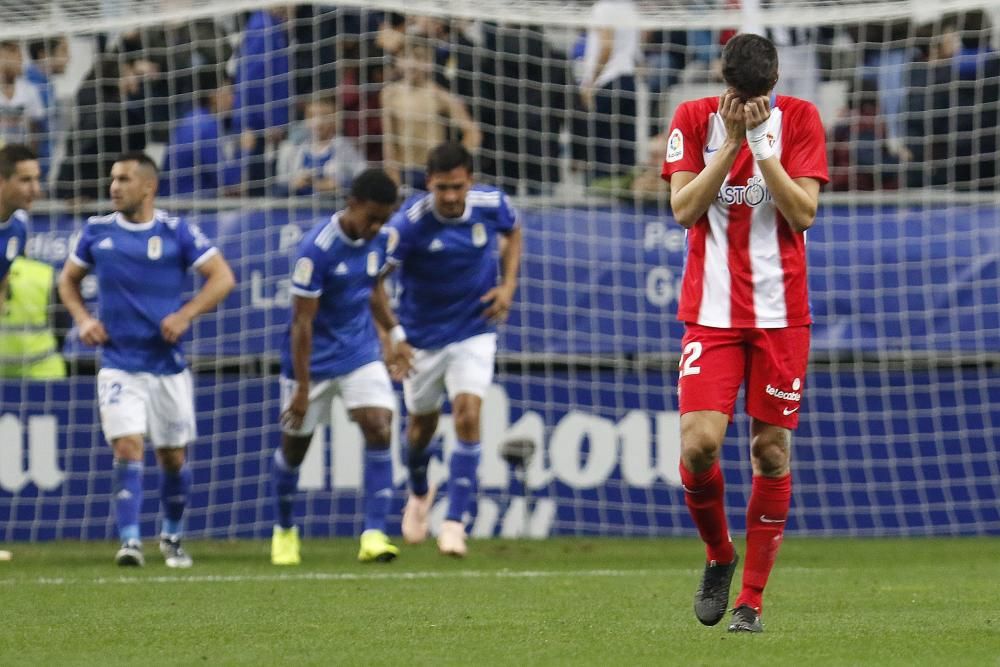 Derbi asturiano: El Real Oviedo - Sporting, en imágenes