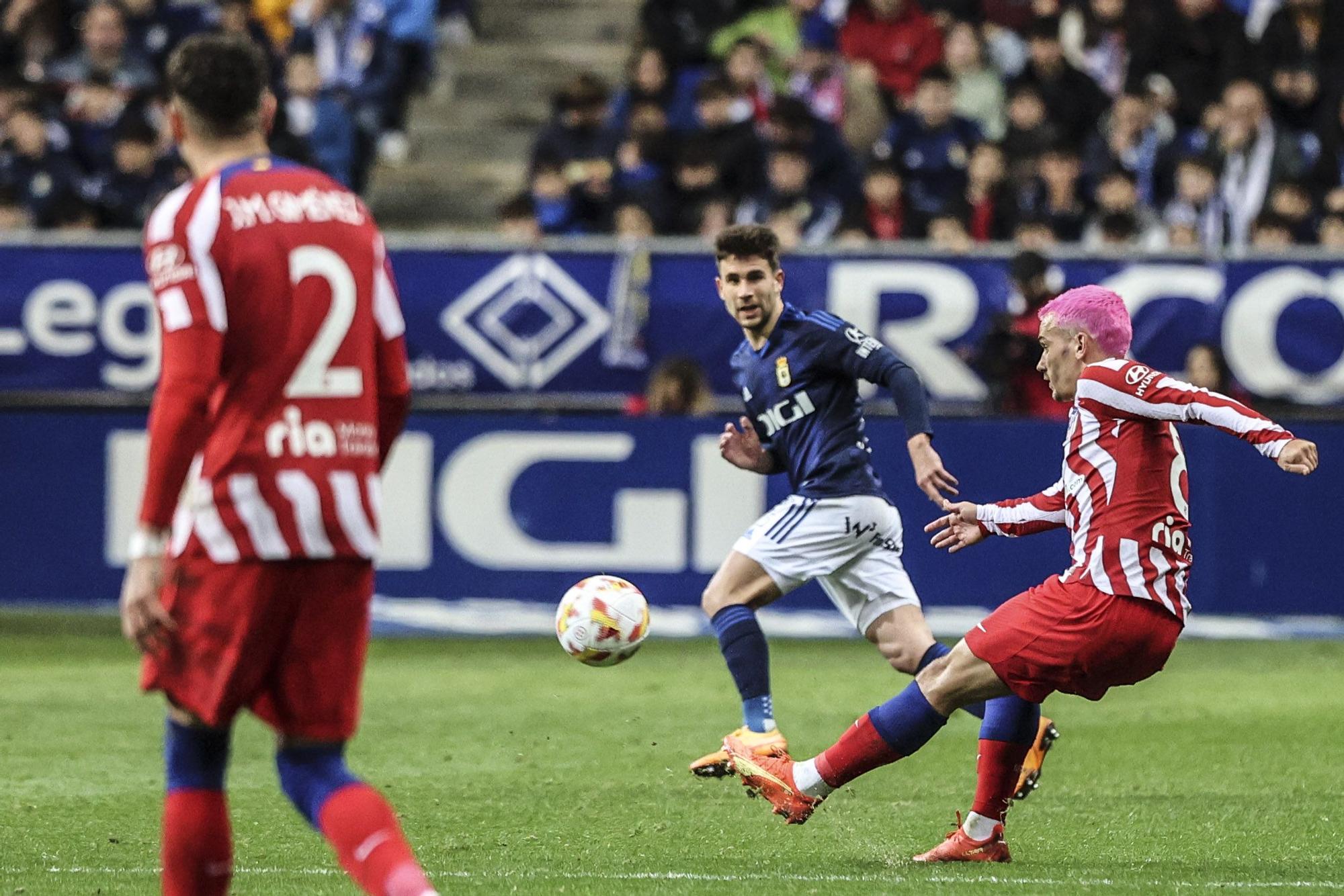 En imágenes: así fue el duelo copero entre el Real Oviedo y el Atlético de Madrid