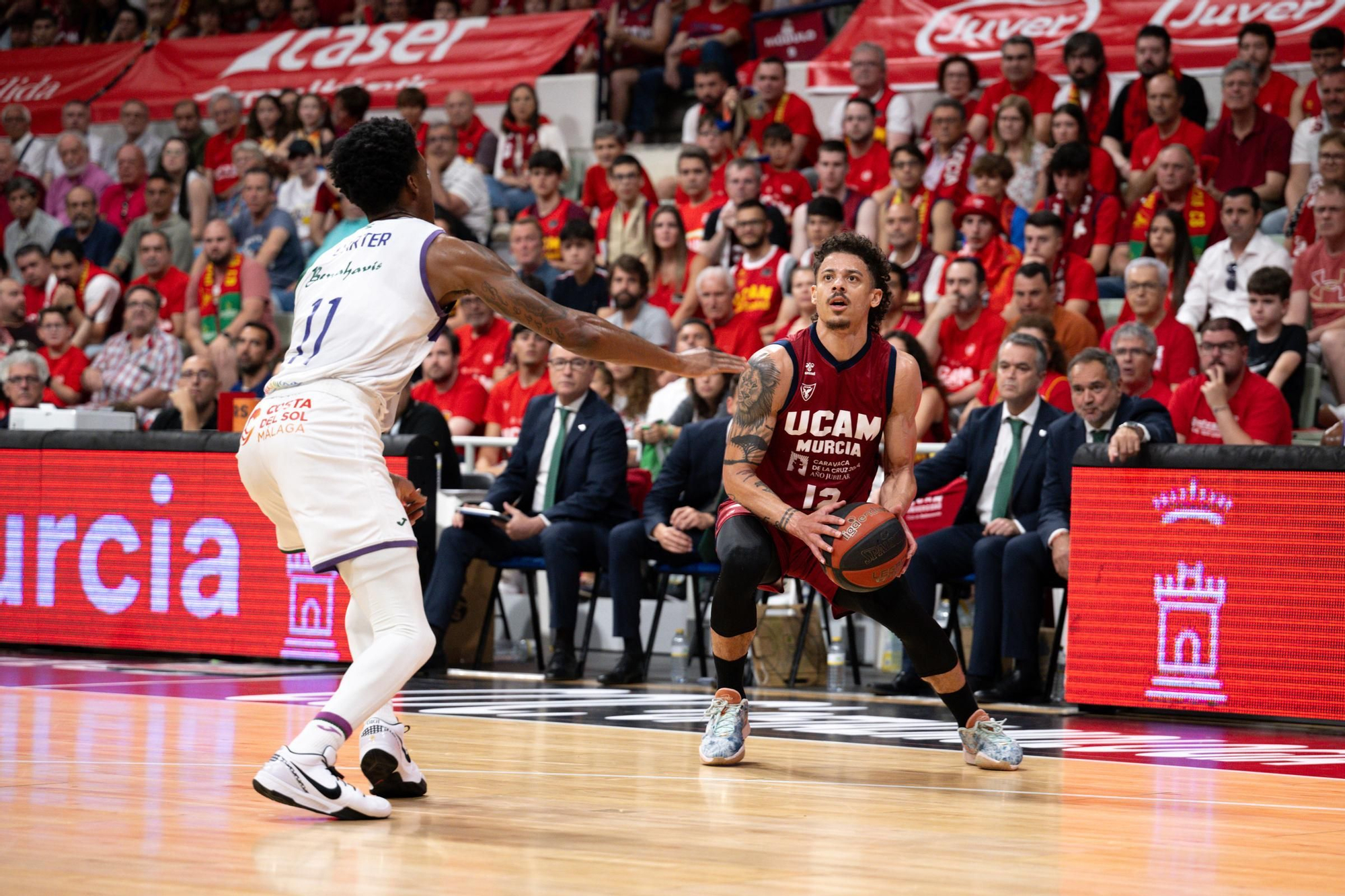 Fotos del tercer partido de semifinales de la Liga Endesa: UCAM Murcia - Unicaja