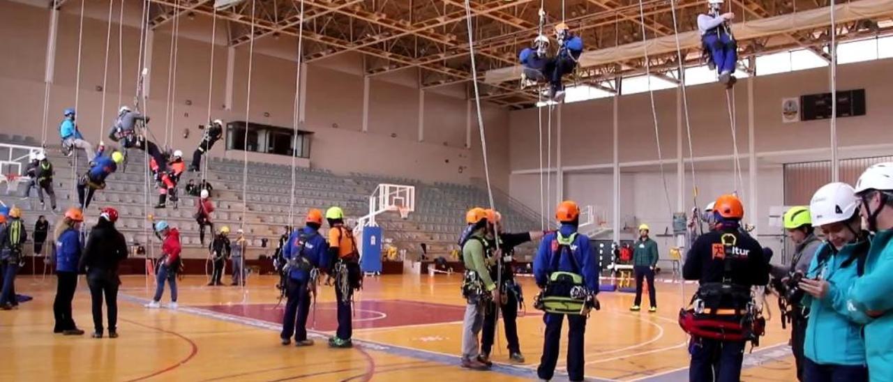 Prácticas para aprobar en rescates de altura