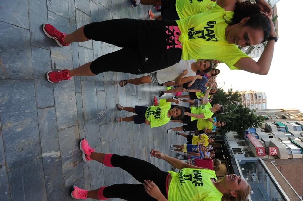 Zumba en la Avenida Libertad