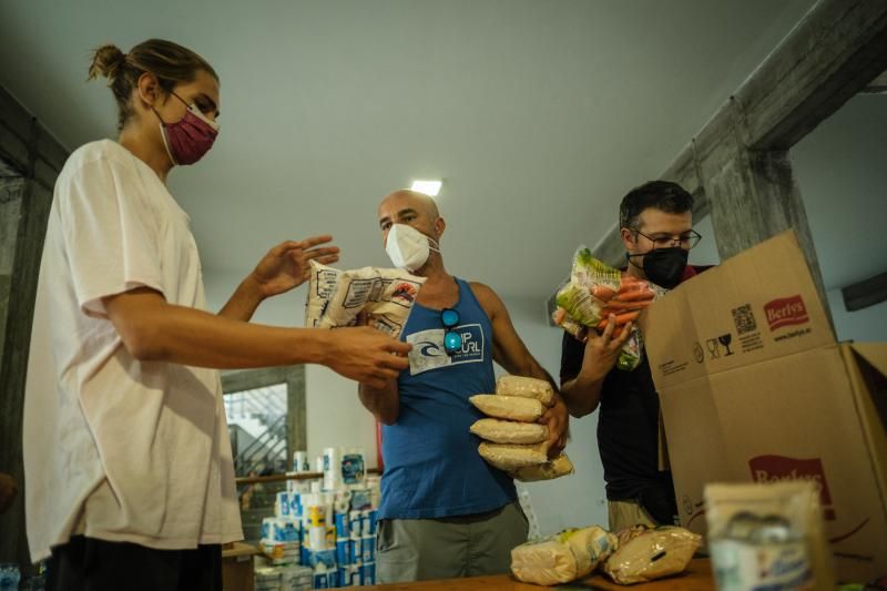 Volcán en Canarias: donaciones solidarias a los afectados por la erupción