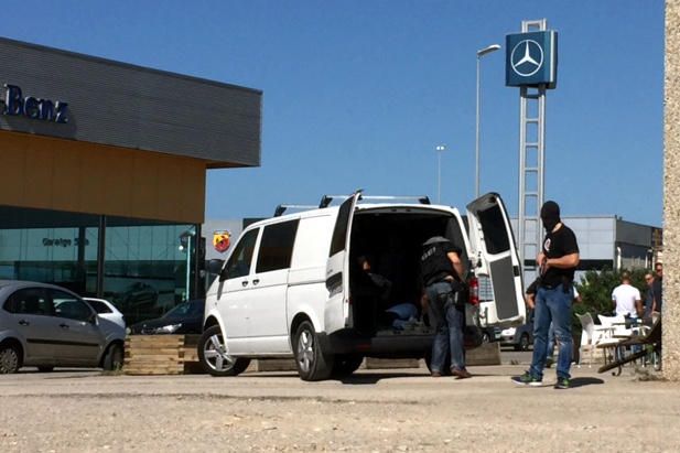 Actuació policial a Vilamalla