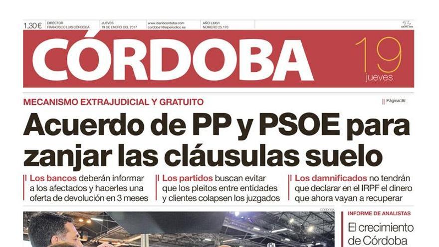 La portada de CÓRDOBA