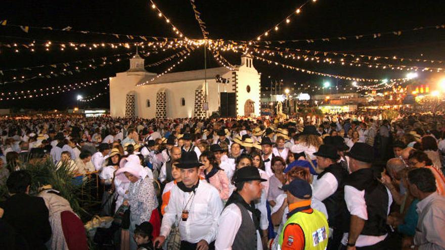 Baile del romero del pasado año en Los Dolores.