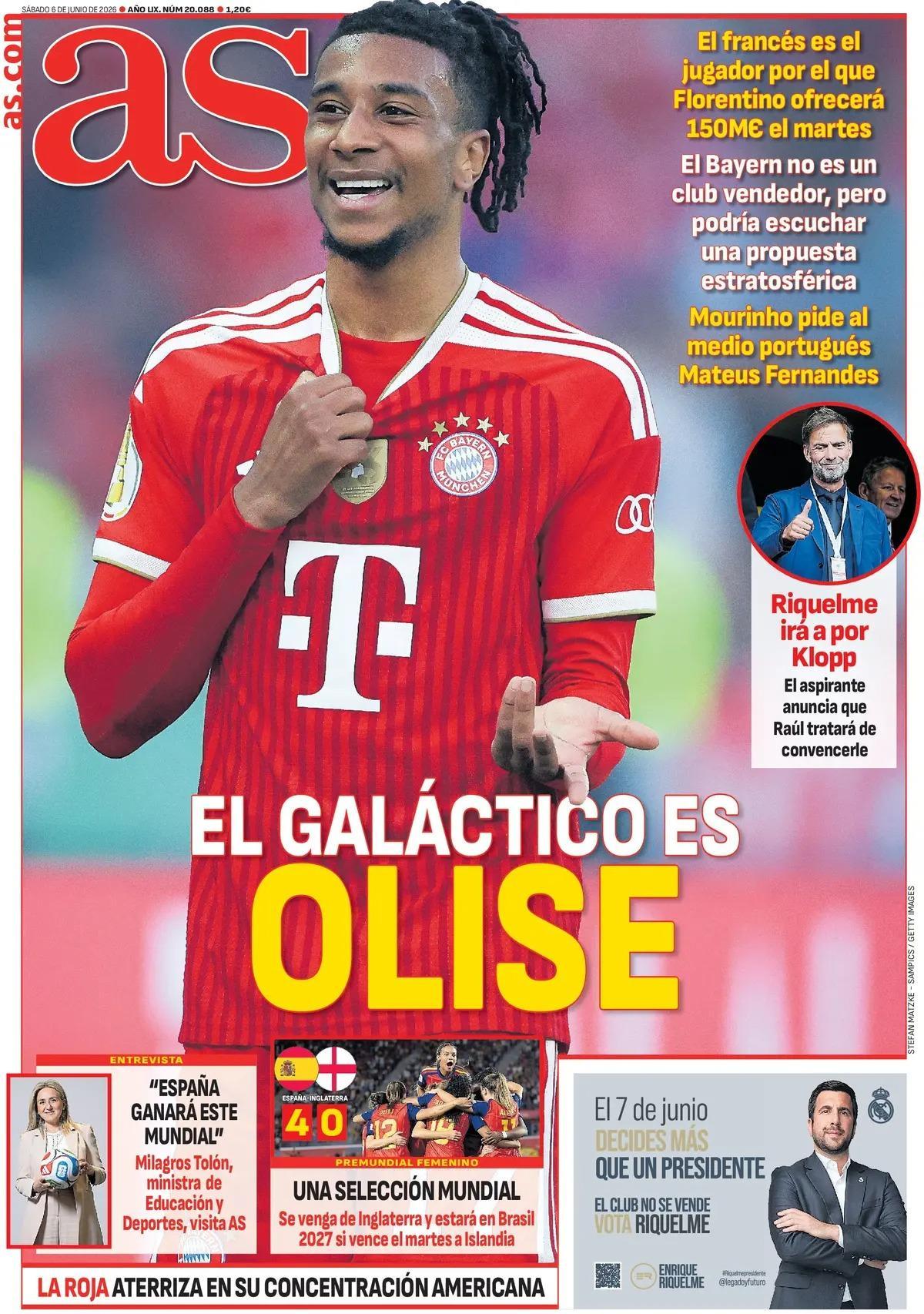 Estas son las portadas de la prensa deportiva de hoy