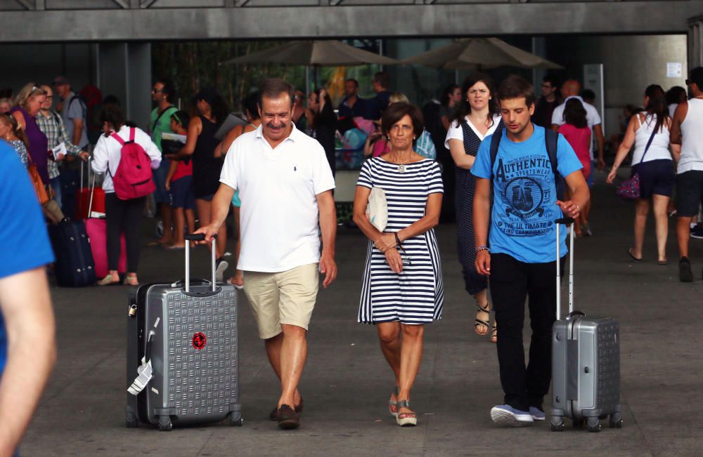 Operación retorno en el aeropuerto de Málaga