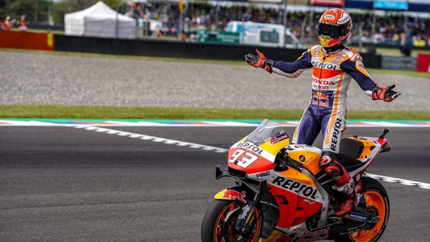 Marc Márquez en el último Gran Prermio.