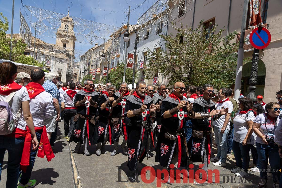 Moros y Cristianos en la mañana del dos de mayo en Caravaca