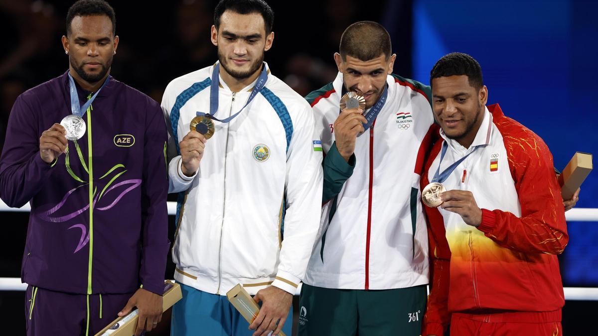 Enmanuel Reyes, medalla de bronce en boxeo -92kg.