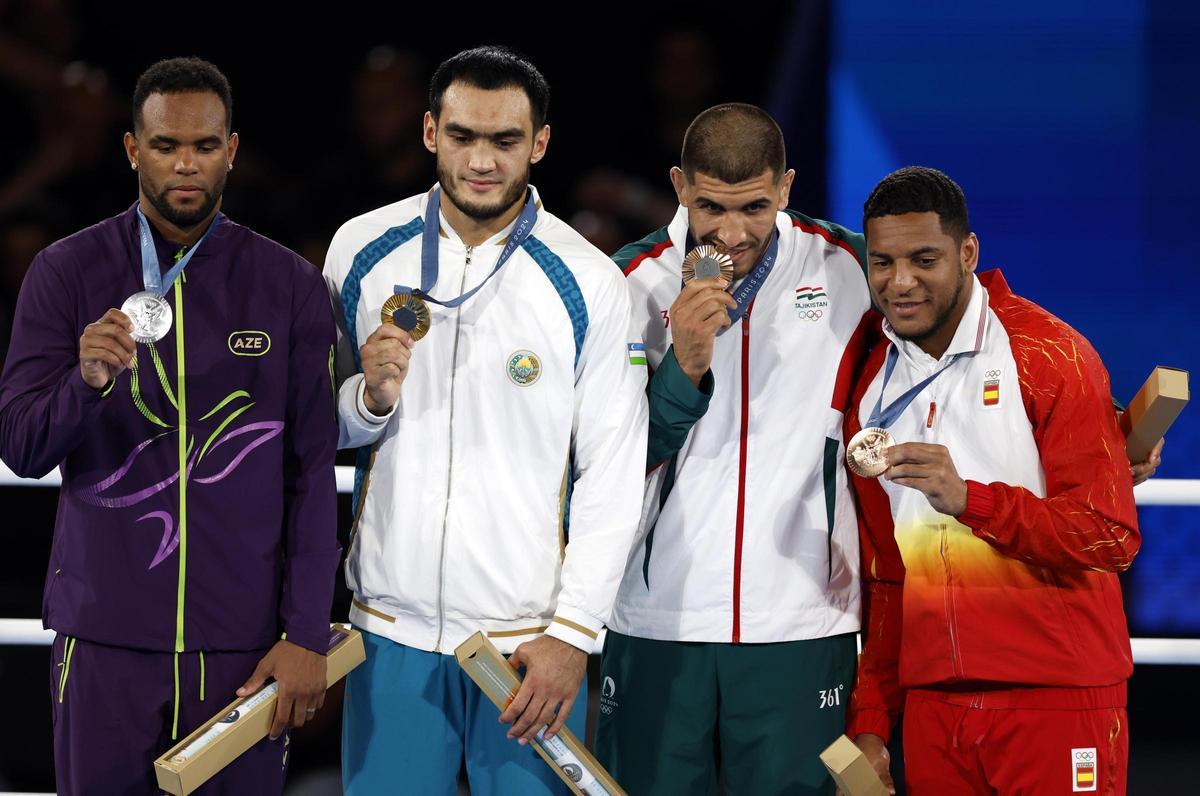 Enmanuel Reyes, medalla de bronce en boxeo -92kg.