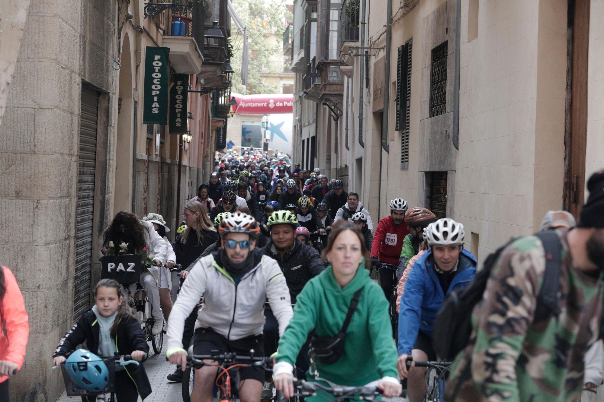 Casi 3.000 personas en el regreso de la Diada Ciclista de Sant Sebastià en Palma