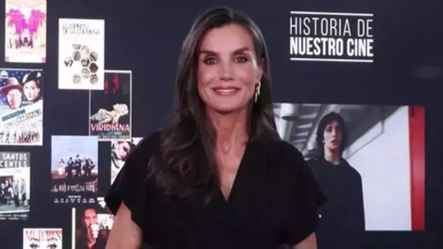 La reina Letizia sorprendió con su regreso a TVE para felicitar el décimo aniversario de 'Historia de nuestro cine'