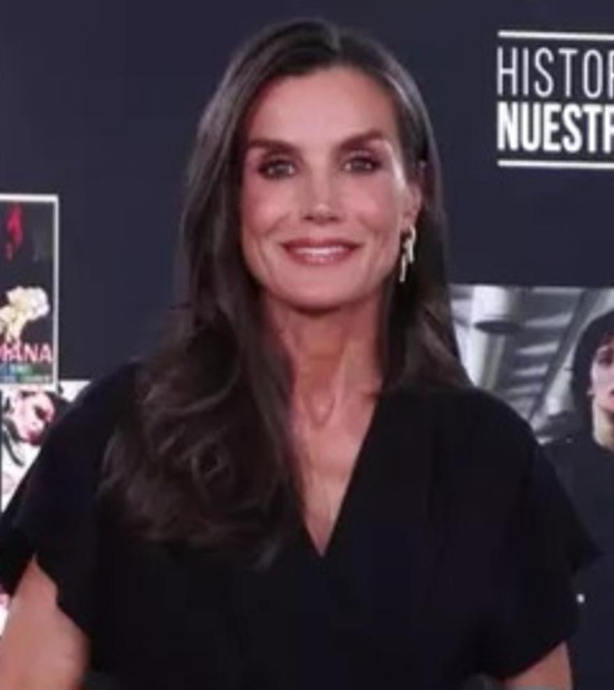 La reina Letizia sorprendió con su regreso a TVE para felicitar el décimo aniversario de &#039;Historia de nuestro cine&#039;