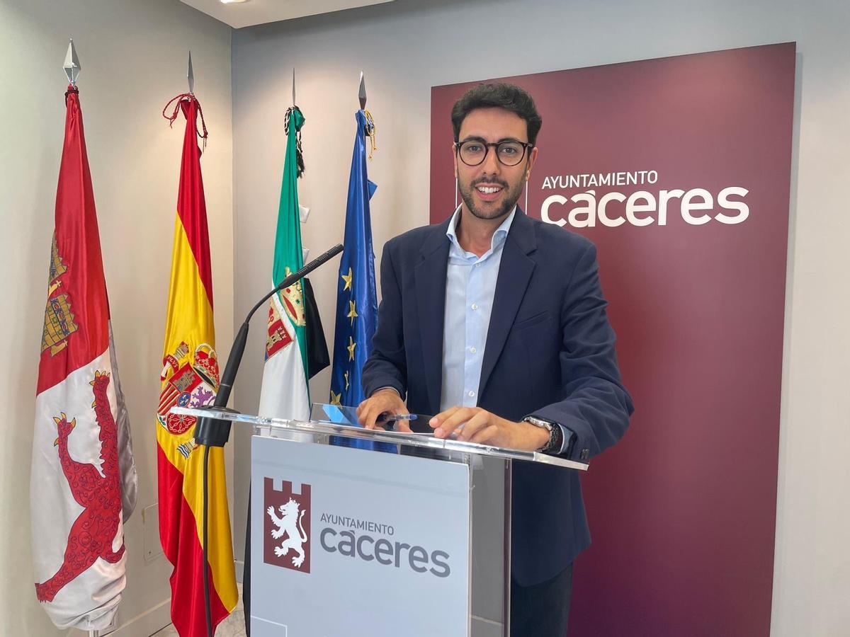 El portavoz del Gobierno local, Ángel Orgaz, este viernes.
