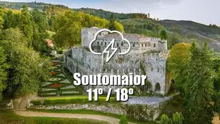 El tiempo en Soutomaior: previsión meteorológica para hoy, martes 13 de mayo