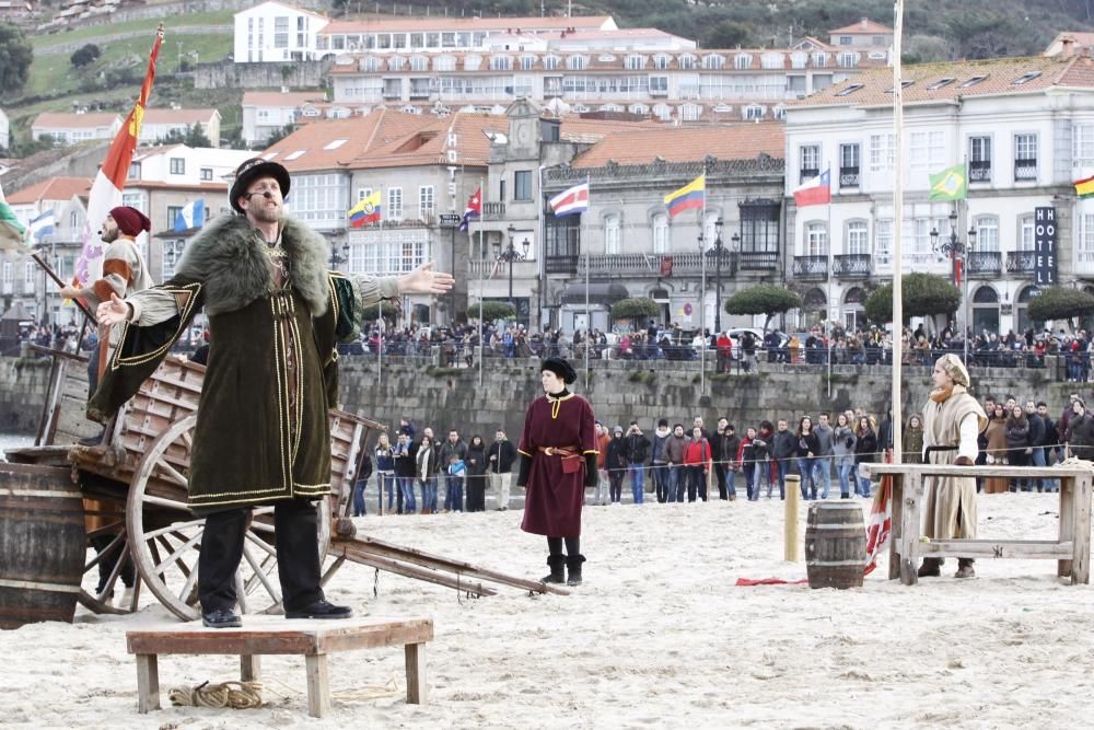 La "Pinta" regresa un año más a Baiona en la Arribada. // J Lores