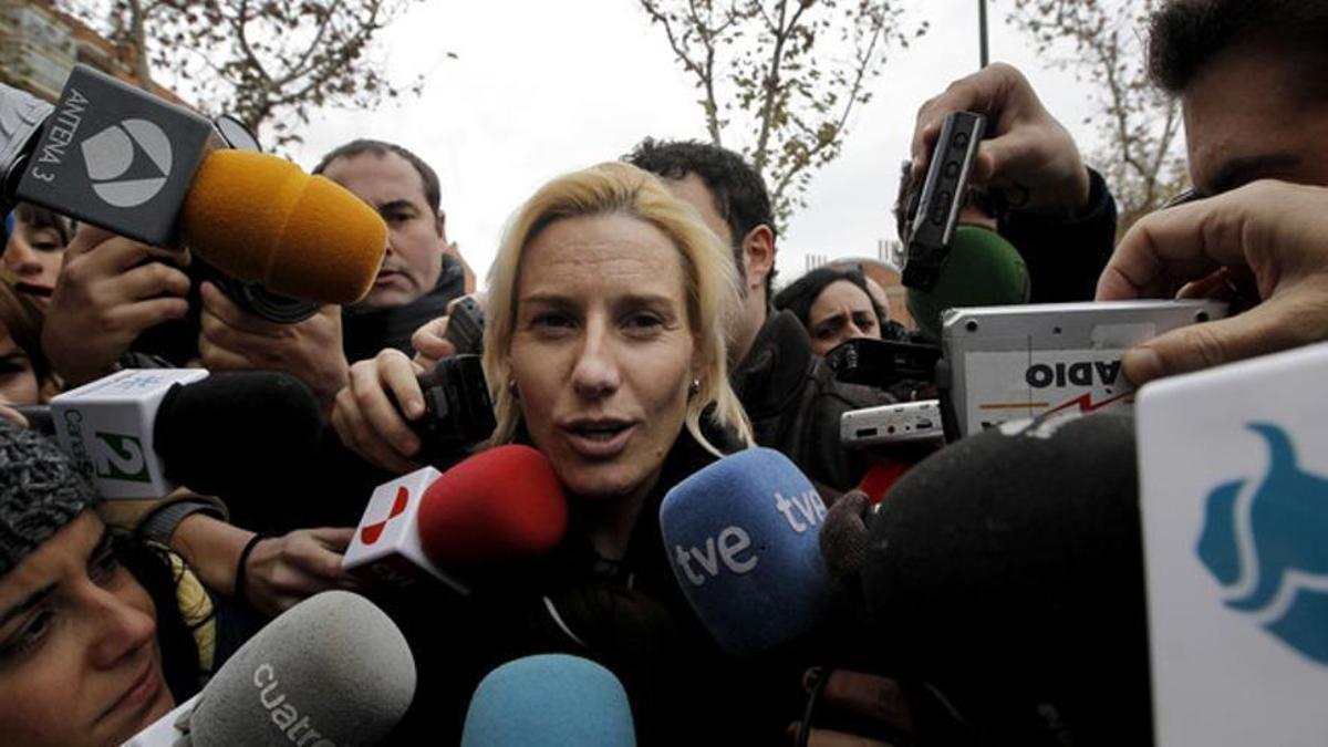 Marta Dominguez, declarant per temes de dopatge.