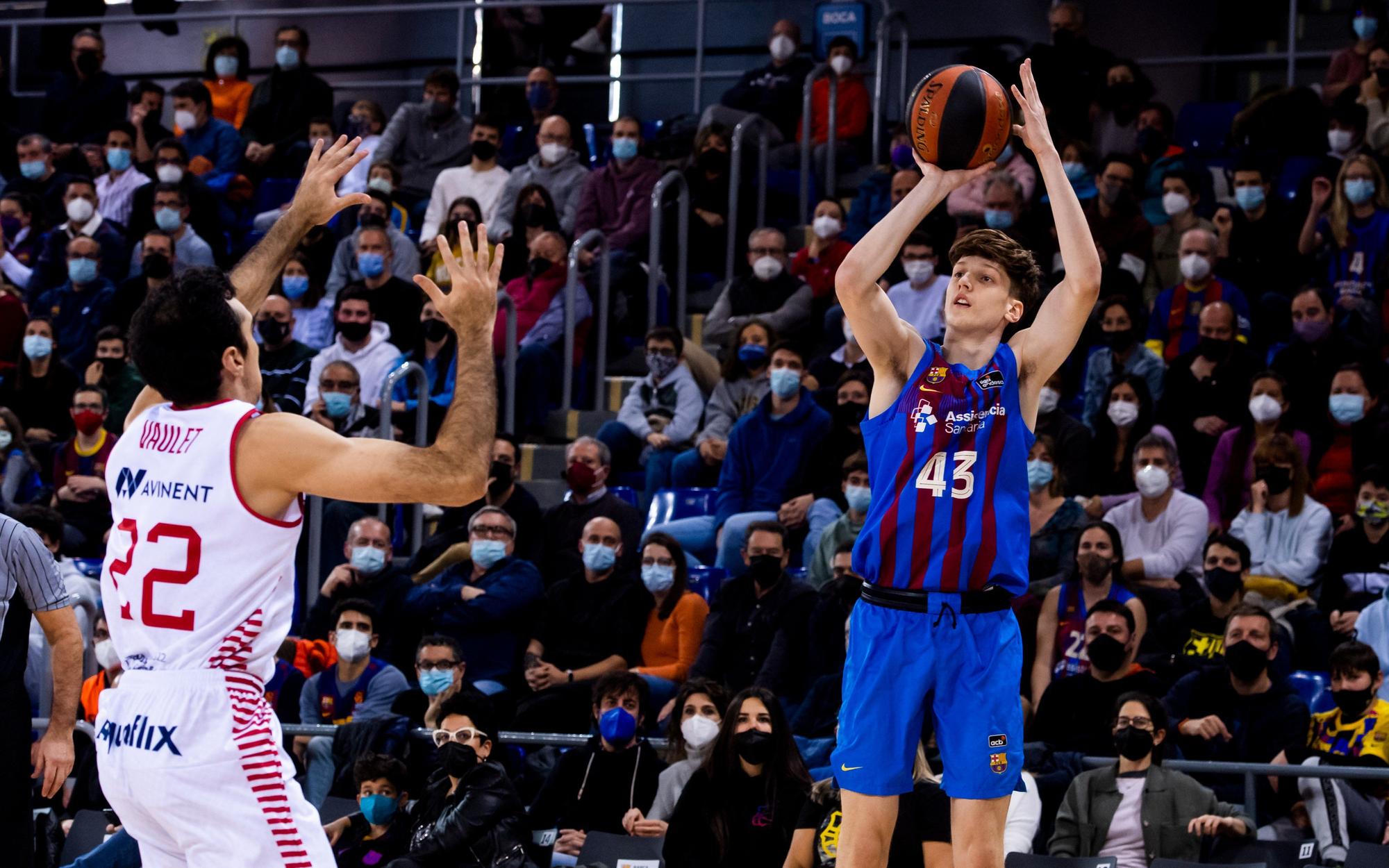 Ubal ha debutado con el Barça y ahora tendrá más oportunidades de jugar en el Río Breogán