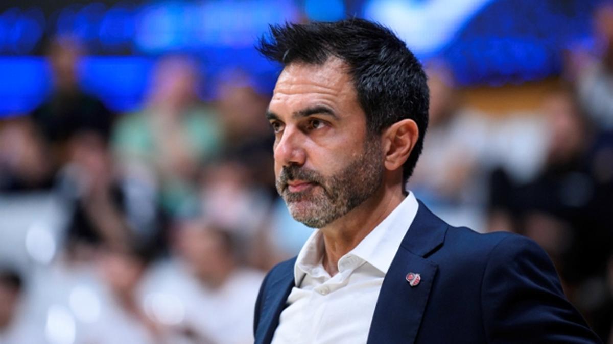 Jesús Ramírez, durante el encuentro de este domingo en Badalona.