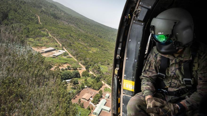 Arranca reparación de cortafuegos clave en Los Realejos tras incendio de 2022.