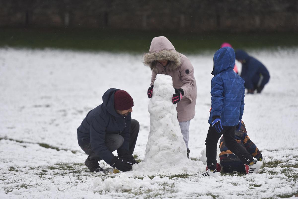 La DANA lleva la nieve a distintos puntos de España