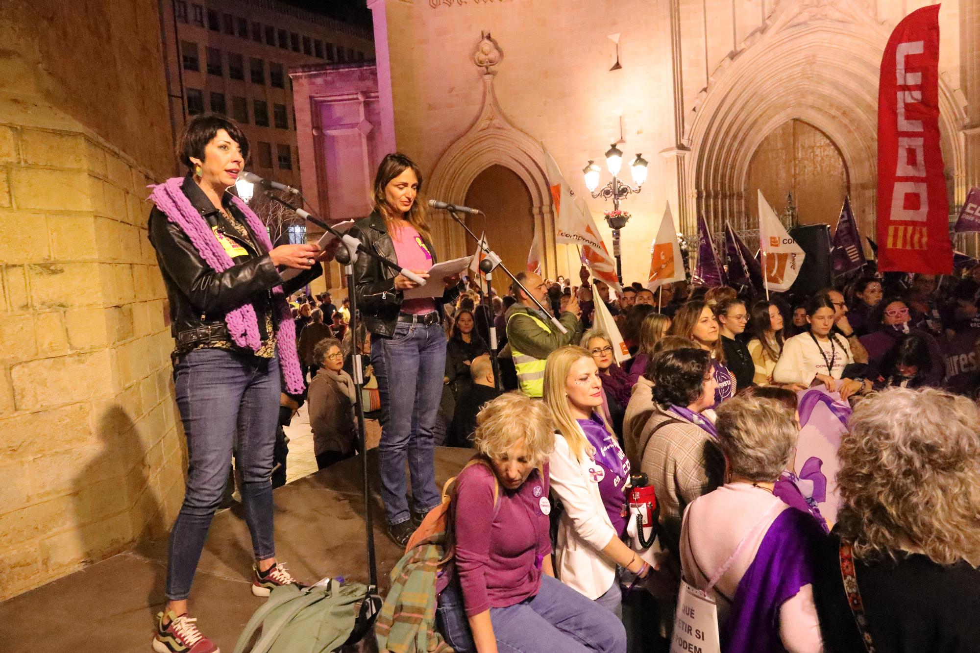 Las mejores imágenes de la manifestación del 8-M en Castellón