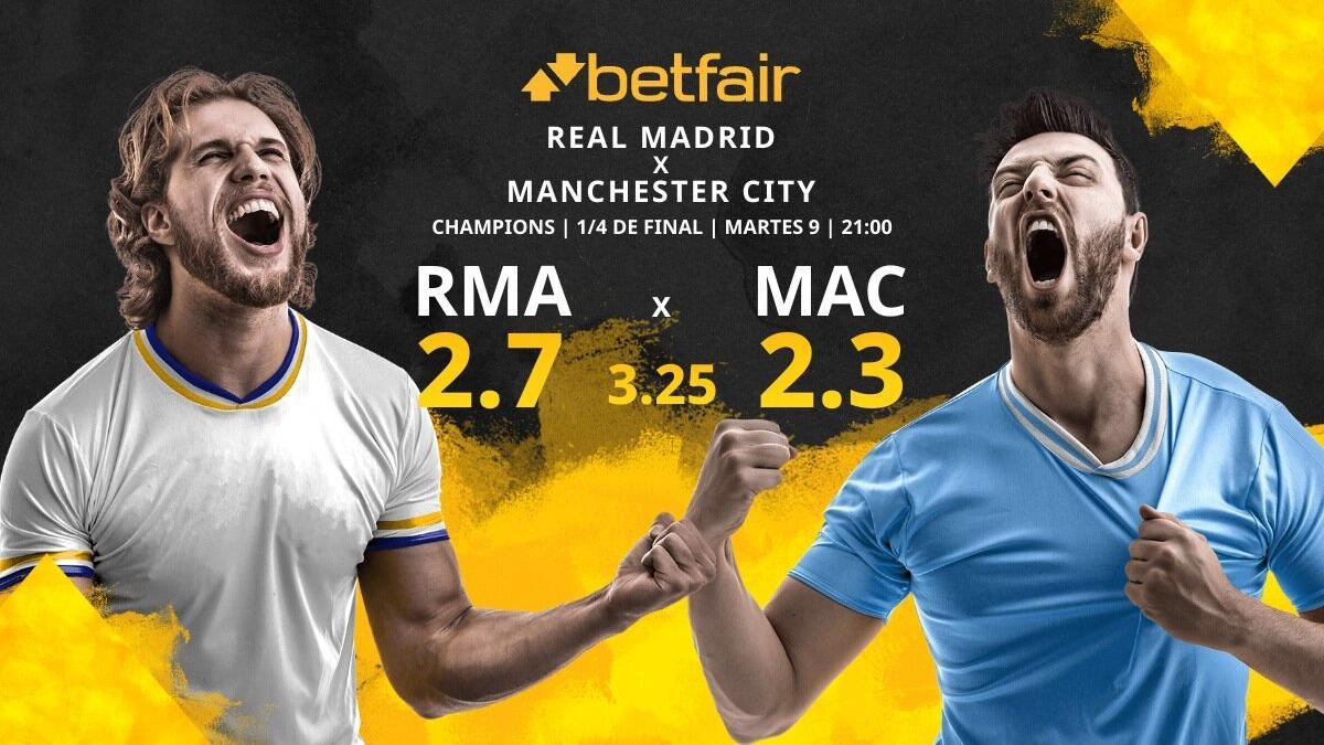 Real Madrid vs. Manchester City: horario, TV, estadísticas, cuadro y pronósticos