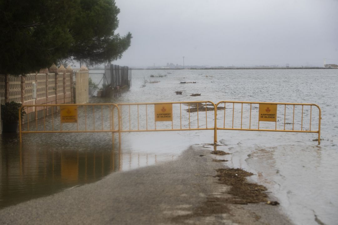 El Palmar, inundado.
