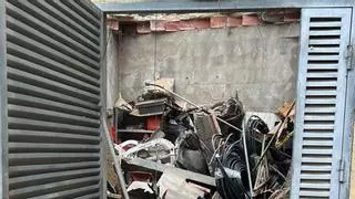 Derrumbe en la residencia de personas discapacitadas CAMP Santa Faz de Alicante