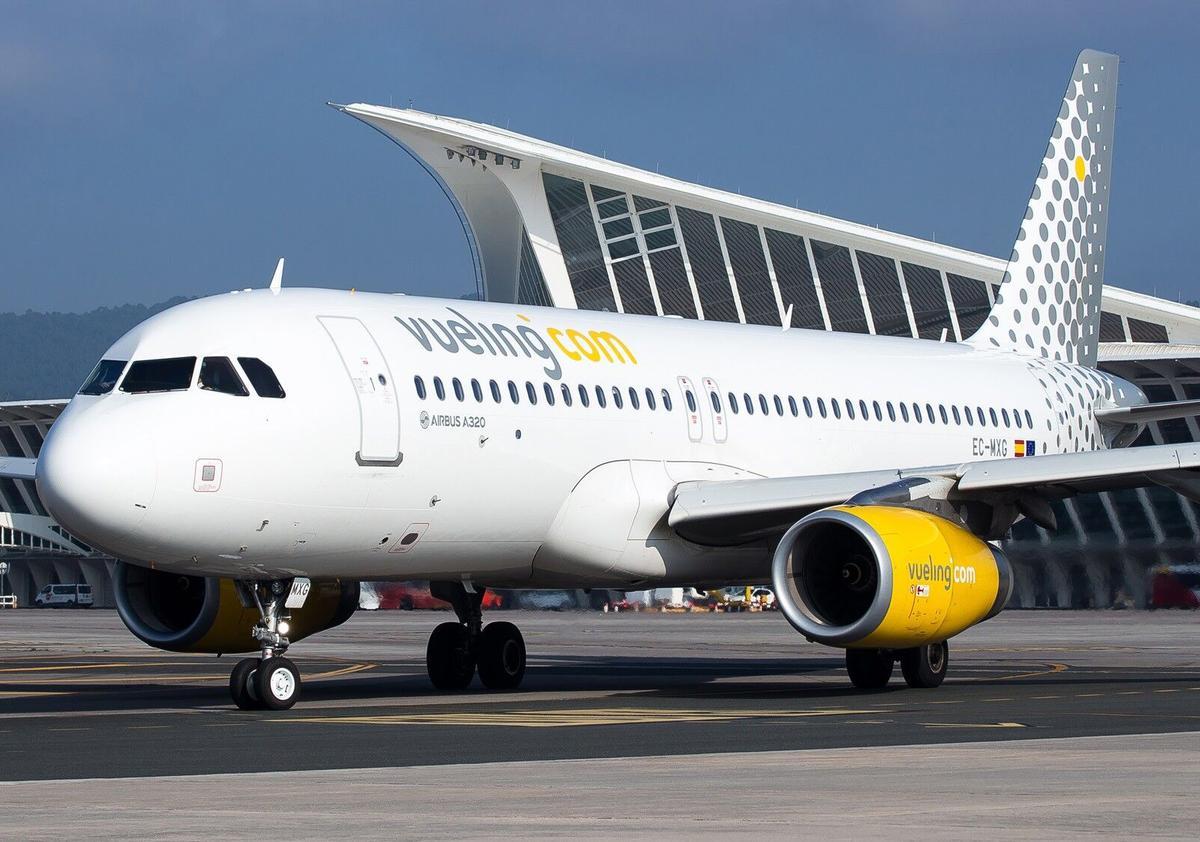 Un avión de Vueling.